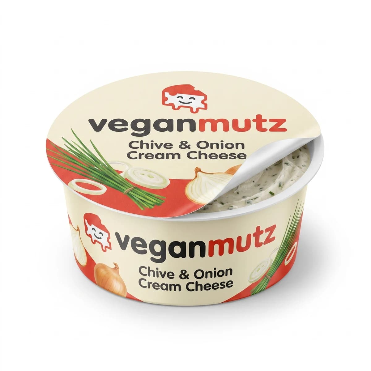 Chive & Onion Cream Cheese — plant-based cheese