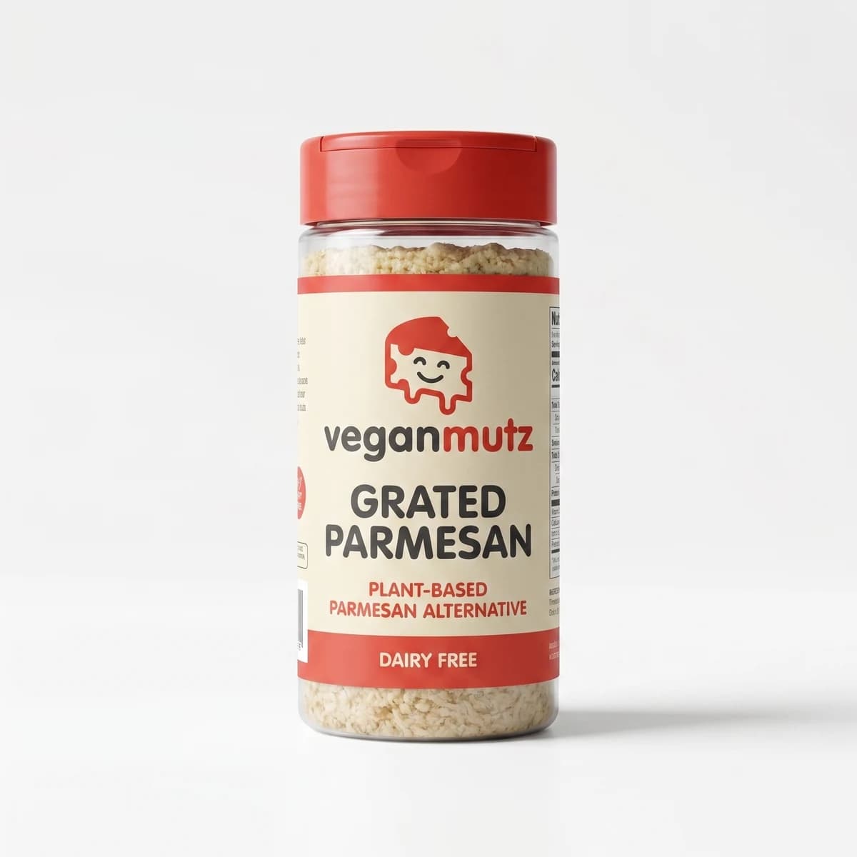 Grated Parmesan — plant-based cheese